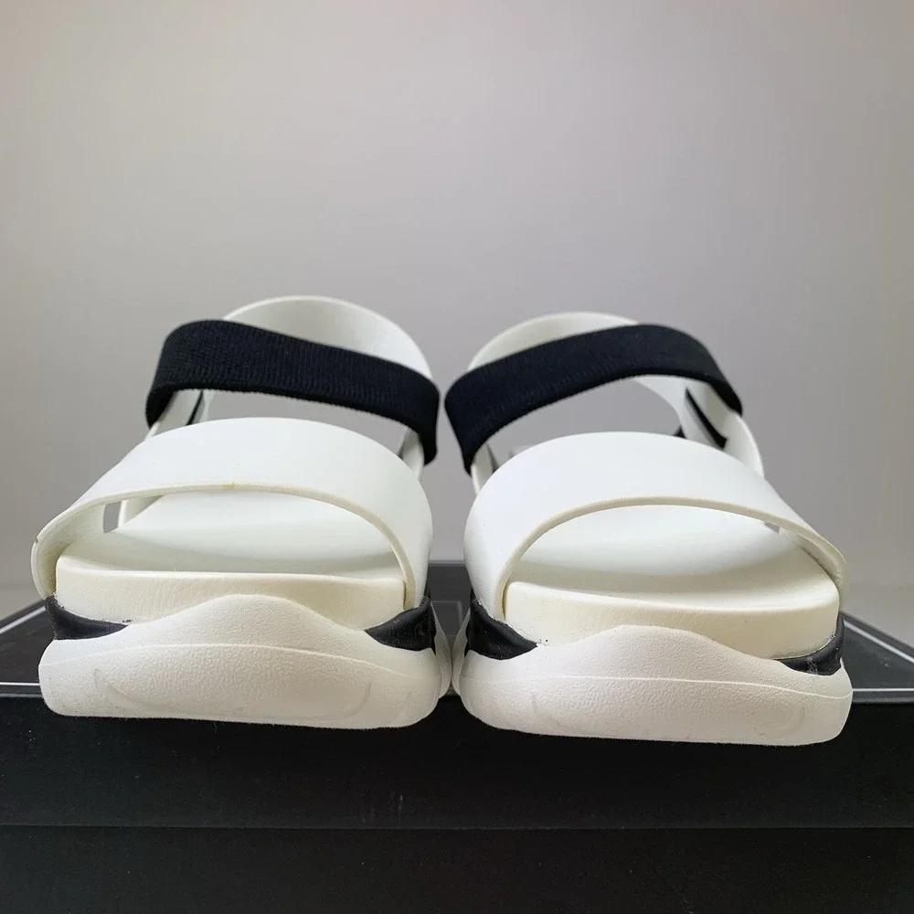 MIA Womens ARIAH White Black Strappy‎ Platform Sandals Size 5M